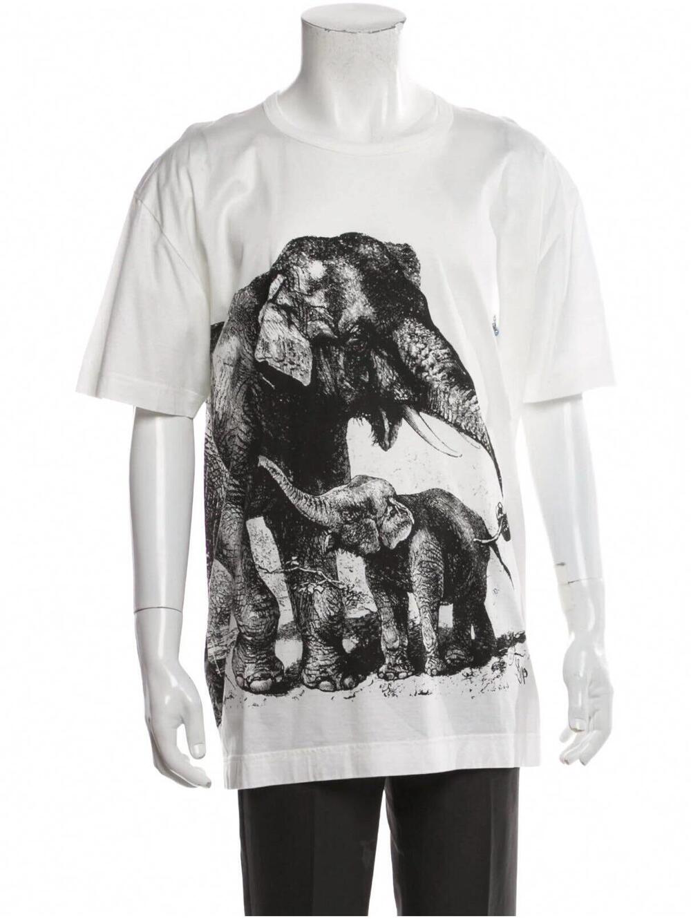 Vivienne Westwood Graphic Elephant Print T-Shirt large